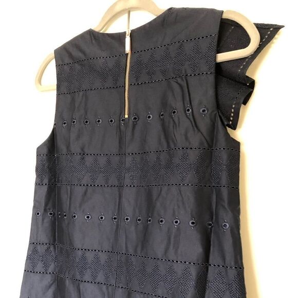 NWT: Ted Baker Forelli Ruffle Embroidered Top - Picture 7 of 15